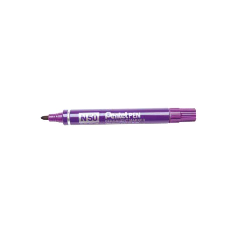 Pentel N50-V marcatore permanente viola punta conica 4,3 mm