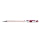 Pentel Superb Mini 0.7 mm rosso punta fine 12 Pz BK77S