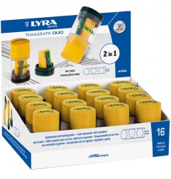 1 - TEMPERINO + GOMMA TEMAGRAPH DUO LYRA 16pz L7307100