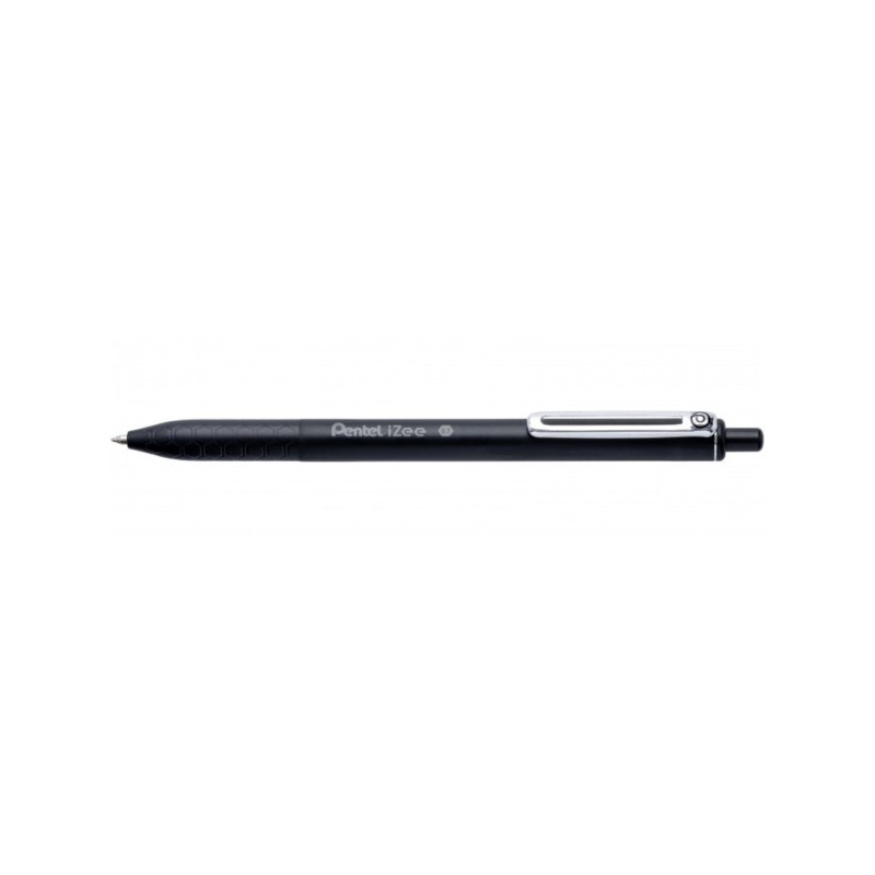 Pentel iZee BX467 penna a sfera a scatto punta 0,7 mm nero 12 pz