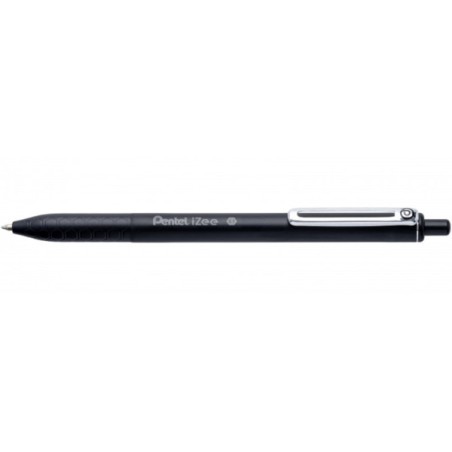 1 - BIRO PENTEL IZEE 07 SCATTO NERO -12pz BX467-A