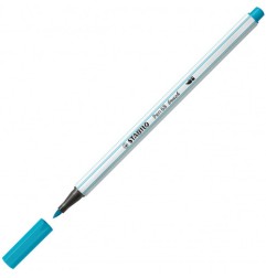 1 - STABILO PEN 68 BRUSH AZZ.CHIARO -10PZ 568/31