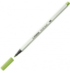 1 - 10 pezzi Stabilo pen 68 Brush pennarello verde chiaro 568/33