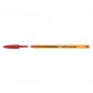BIC Cristal Fine Penna sfera rossa punta fine 0,8 mm 50 Pz 872720