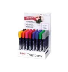 1 - PENNARELLO FUDENOSUKE BRUSH -48pz ass. TOMBOW PWS-BH-48P-A