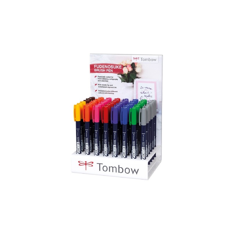 PENNARELLO FUDENOSUKE BRUSH -48pz ass. TOMBOW PWS-BH-48P-A