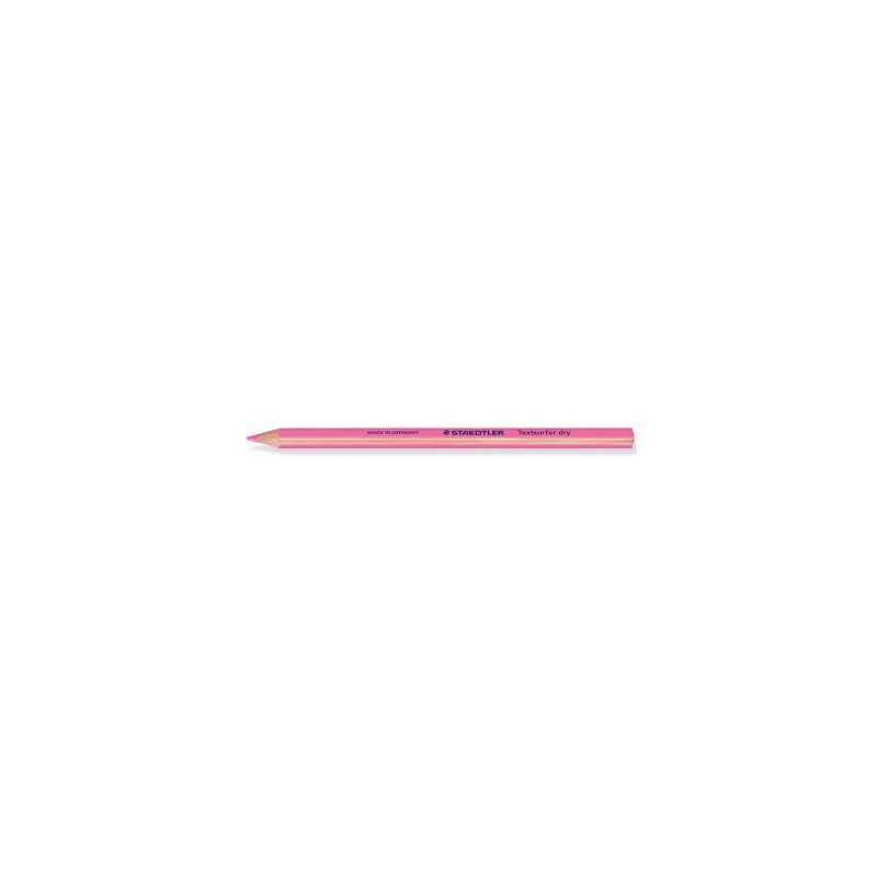 Staedtler Textsurfer Dry 12 Evidenziatore secco matita triangolare rosa fluorescente 128-64/23