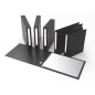 Portatabulati raccoglitore 4 anelli data storing nero 41X12 PKM4100"