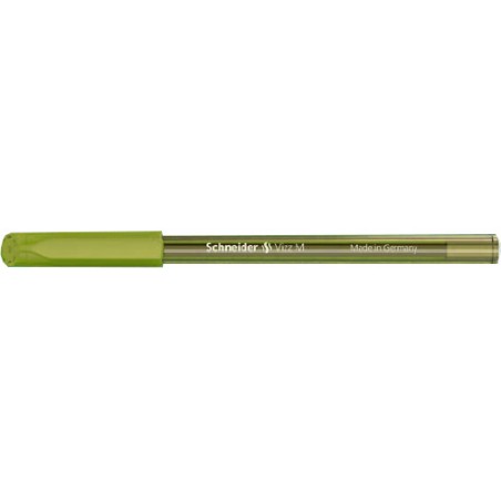 1 - 10 pz Penna Biro Vizz M Schneider colore verde chiaro 102211