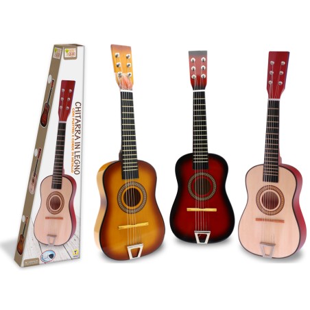 1 - TEOREMA FATTO DI LEGNO - CHITARRA H. 60 CM 3 COL. 04099