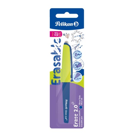Pelikan Erase 2.0 penna roller cancellabile ergonomica 0.7 mm blu 9584913