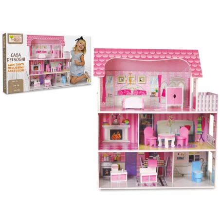 1 - TEOREMA FATTO DI LEGNO - CASA DEI SOGNI C/ACCESS. H. 71 CM 40541