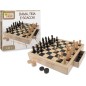 TEOREMA FATTO DI LEGNO - DAMA SCACCHI TRIA IN LEGNO 40604