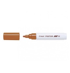 1 - PILOT Pennarello Marker Pintor medio colore marrone 002388