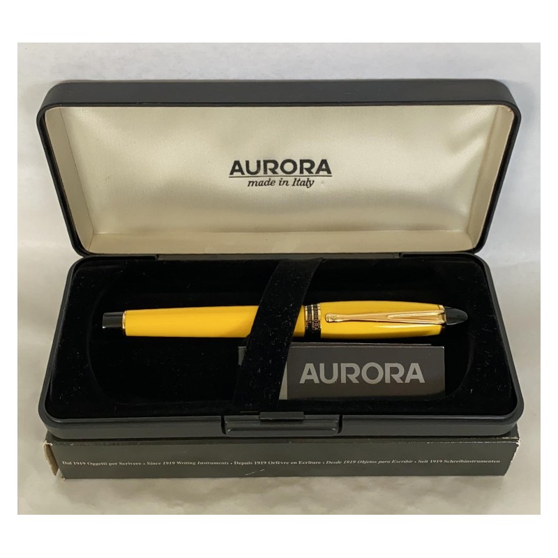 AURORA Penna Stilografica B11 IPSILON Fusto Giallo