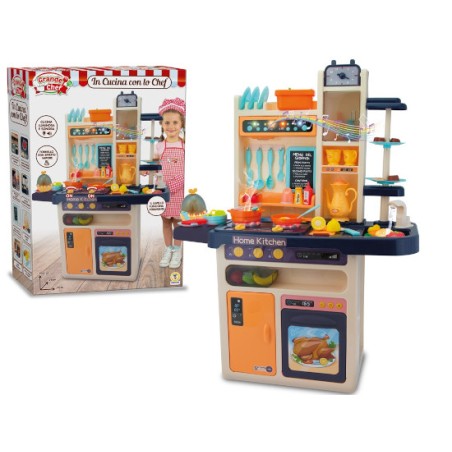 1 - TEOREMA GRANDE CHEF - CUCINA MULTIFUNZ. LUCI SUONI REALI H. 94cm 66614-