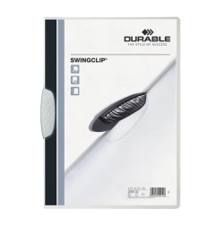 1 - Cartellina SwingClip Durable per fogli A4 colore bianco