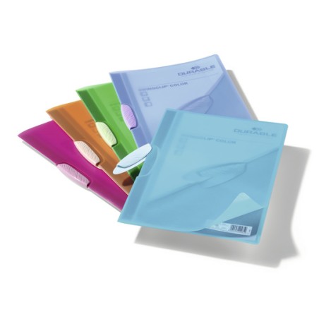 1 - Cartellina SwingClip Durable per fogli A4 colore arancione