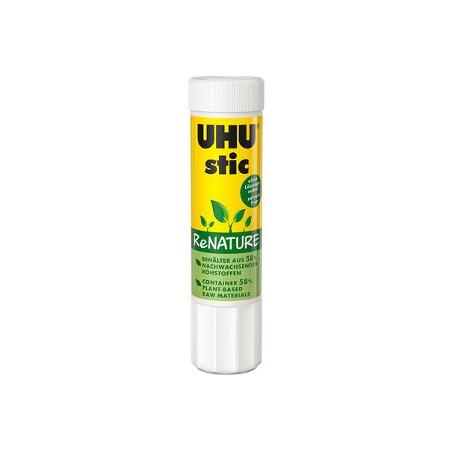 1 - COLLA STICK UHU 21 GR. RE-NATURE -12pz D1387-45156