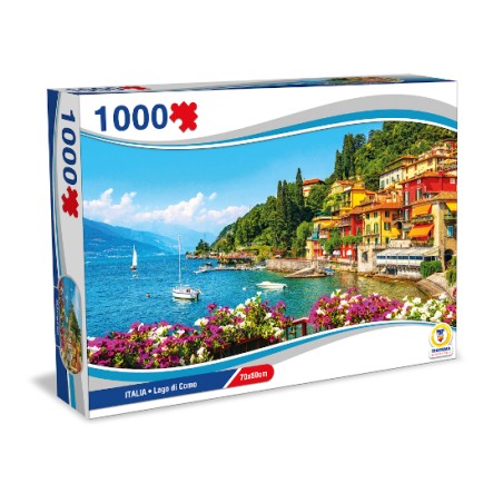 1 - TEOREMA PUZZLE ITALIA - LAGO DI COMO 1000PZ 70X50CM 67018