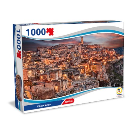 1 - TEOREMA PUZZLE ITALIA - MATERA 1000PZ 70X50CM 67019