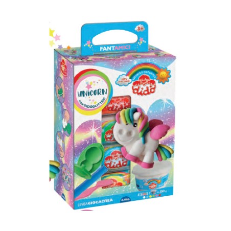 Didò Giocacrea Fantamici Unicorn pasta modellabile 350 g con accessori F361000