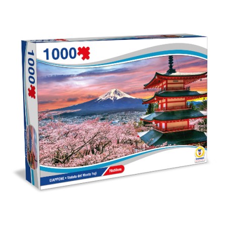 1 - TEOREMA PUZZLE GIAPPONE - VEDUTA MONTE FUJI 1000PZ 70X50CM 67032