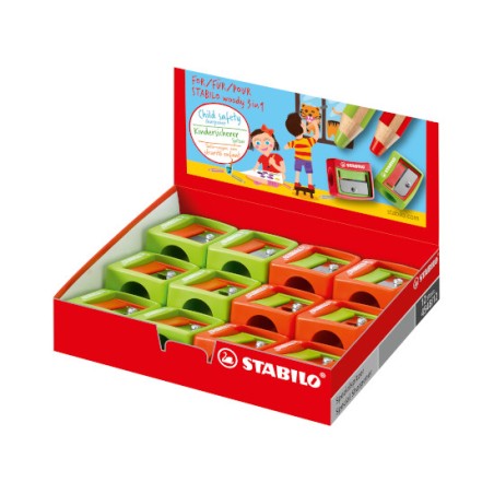 1 - STABILO TEMPERINO x WOODY 3in1 -12pz 4548/12