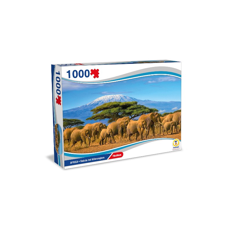 TEOREMA PUZZLE AFRICA - VEDUTA DEL KILIMANGIARO 70X50CM  1000 PZ 67035