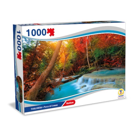 1 - TEOREMA PUZZLE THAILANDIA  - PARCO DI ERAWAN 70X50 CM 67037