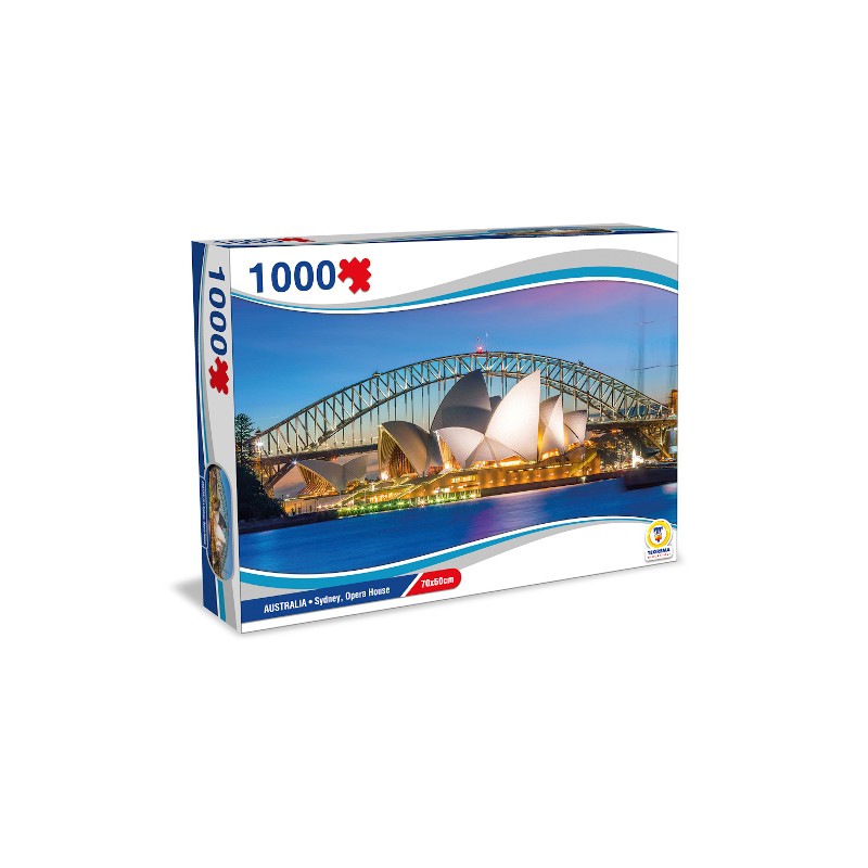 TEOREMA PUZZLE AUSTRALIA - SYDNEY, OPERA HOUSE 70X50CM 1000 PZ 67039