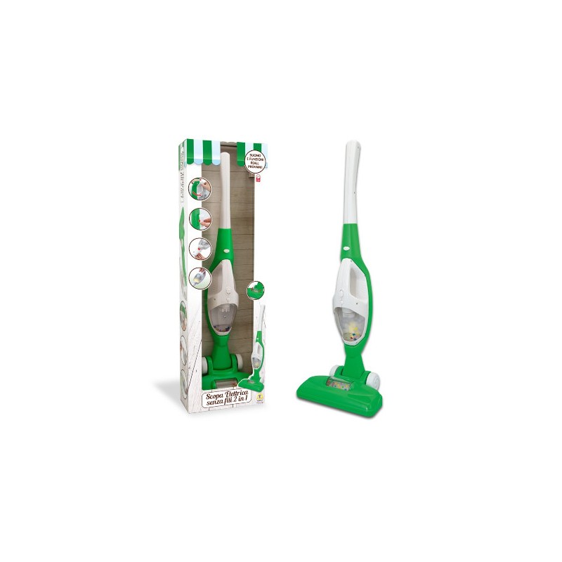 TEOREMA SCOPA ELETTRICA SENZA FILI LUCI E SUONI REALI 2in1 67064-