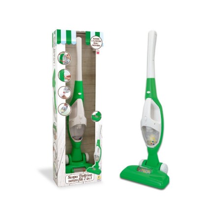 1 - TEOREMA SCOPA ELETTRICA SENZA FILI LUCI E SUONI REALI 2in1 67064-