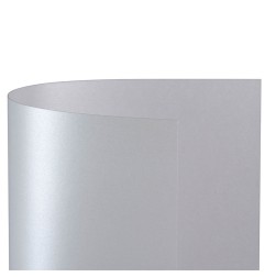 1 - FAVINI  100 fogli Carta special event metalizzata colore bianco A4 250 gr A690124