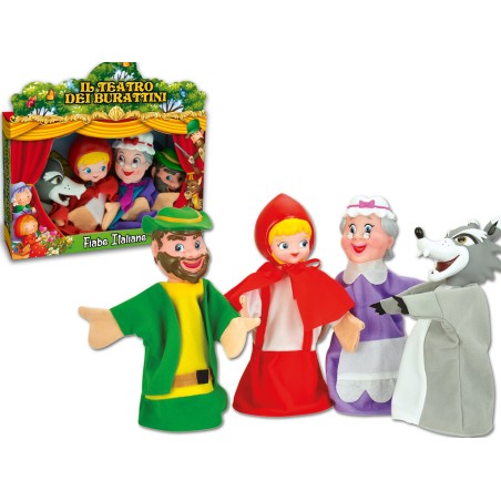1 - TEOREMA MARIONETTE TEATRINO FIABE ITALIANE 4 PZ 74134