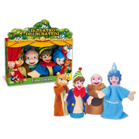 1 - TEOREMA MARIONETTE TEATRINO FIABE ITALIANE 4 PZ 74136