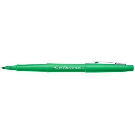 1 - PAPERMATE Penna Con Punta Sintetica In Nylon Paper Mate verde - 1 mm S0191033