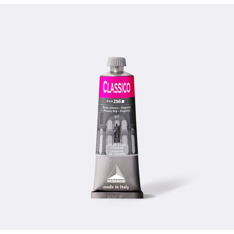 TEMPERA OLIO MAIMERI CLASSICO 60ml ROSSO PRIMARIO MAGENTA M0306256