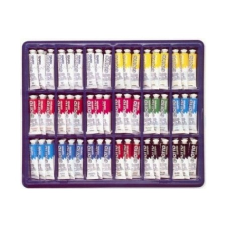 1 - FILA Colore a Tempera GIOTTO Tubetto 21 mL 108 Pezzi 3555