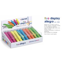 1 - ITERNET 10 pz Cucitrice Allegra fluo 6/4 in acciaio cod.0180