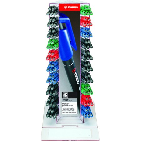 1 - STABILO Display Expo 150 Pennarelli Indelebili OHpen IT841-2-3/150