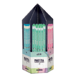 1 - EXPO MATITE HB FUSTO PASTELLO -168pz 32/180