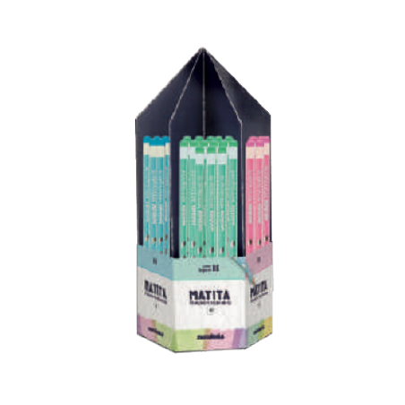 1 - EXPO MATITE HB FUSTO PASTELLO -168pz 32/180