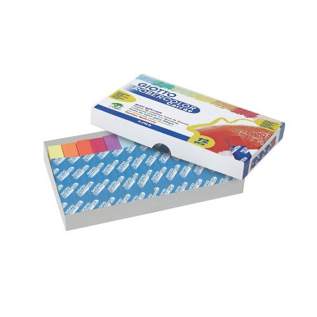 1 - 12 PEZZI FILA GIOTTO GESSI POLICROMI IN CONFEZIONE 5366