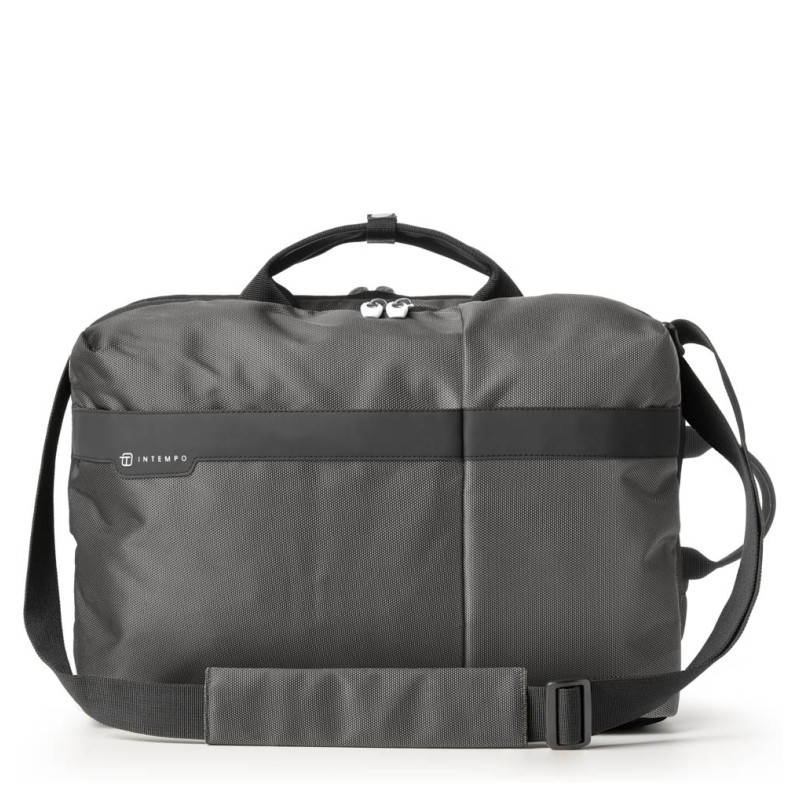 BORSA BI-BAG JOB INTEMPO TESSUTO TECNICO NERO 9235JBL34