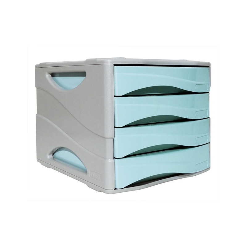 CASSETTIERA ARDA PASTEL AZZURRO 4CASS. 15P4PPASBL