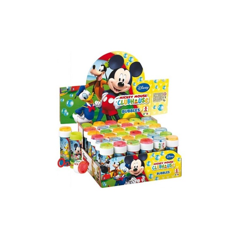 BOLLE DI SAPONE MICKEY -36pz BUBBLE WORLD