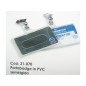 PORTA BADGE LEBEZ C/CLIP PVC 9X5,6 -50pz 31-070