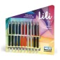 BIRO NIJI MINI LILI METALLO SCATTO - 10 PZ 1301