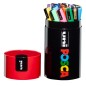 Uni POsca PC5M Gift Box 18 Marcatori  tempera punta media 1.8 - 2.5 mm assortiti